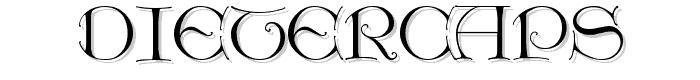 DieterCaps Regular font